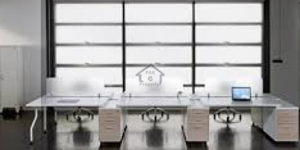 F7 Office for Rent 1800 sq feet on a main location having partitions, work stations, Hall, Reception