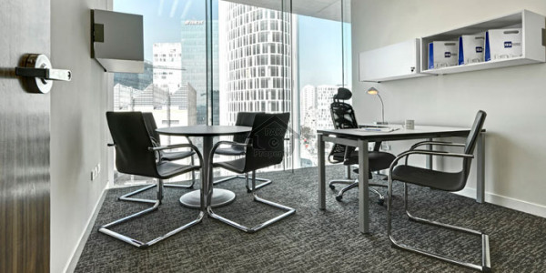 Blue Area Jinnah Avenue Facing Corner Office Covered Area 1500 Square Feet