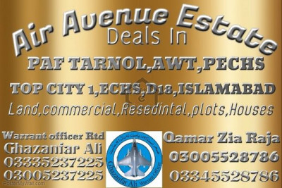 Plots for sale in Fazaia PAF TarnolIslamabad