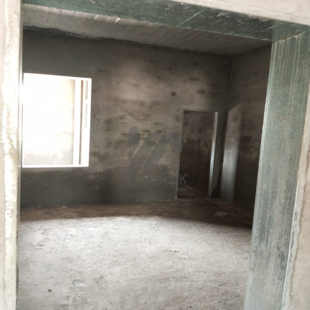 5 marla grey structure house