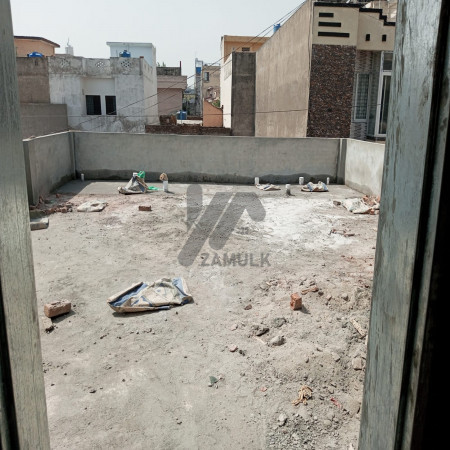 5 marla grey structure house