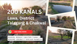 200 Kanals Agriculture Land for Sale in Lawa, Talagang, Chakwal