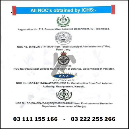 ICHS 5 Marla plot for sale . Islamabad Cooperative Housing Society