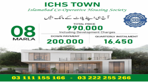 ICHS 7 Marla plot for sale. ICHS TOWN