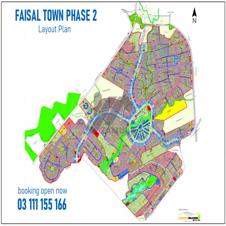 1 Kanal plot for sale on Easy Installments – Faisal Town Phase 2 Islamabad