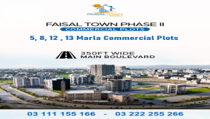 8 Marla Commercial Plot for Sale in Faisal Town Phase 2, Islamabad